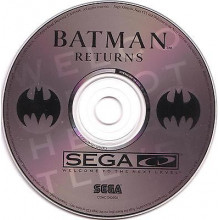 Batman Returns for the Sega CD Disk in Clear Case - Disk in Clear Case Batman Returns for the Sega CD for Sega CD