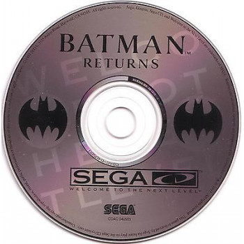 Batman Returns for the Sega CD Disk in Clear Case - Disk in Clear Case Batman Returns for the Sega CD for Sega CD