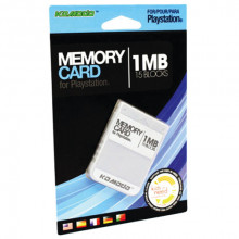 PlayStation 1 1MB Memory Card 15 Blocks Komodo New - PlayStation 1 1MB Memory Card 15 Blocks - Komodo - New for General Gaming Console