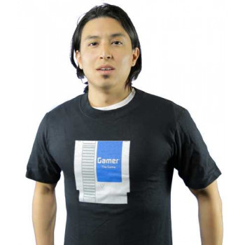 Gamer NES Cartridge Gaming T-Shirt - Blue or Black