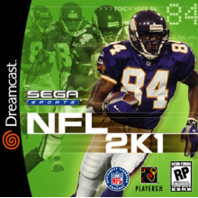 Sega Dreamcast NFL 2K1 New Sealed Original Print - Sega Dreamcast - New Sealed Original Print