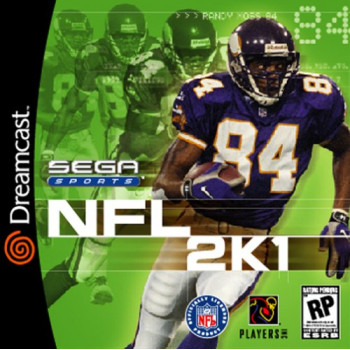 Sega Dreamcast NFL 2K1 New Sealed Original Print - Sega Dreamcast - New Sealed Original Print