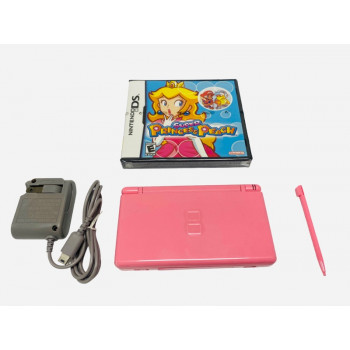 Barbie Pink Nintendo DS Lite Console Bundle w/ Princess Peach - Nintendo Handheld Systems - Barbie Pink Nintendo DS Lite Console Bundle w/ Princess Peach