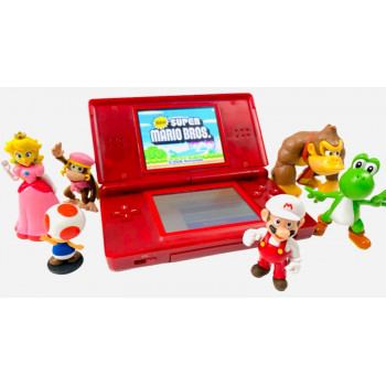 Mario DS Lite Limited Edition Red Mario Console* - Retro Handheld Consoles - Limited Edition Red Mario Console*