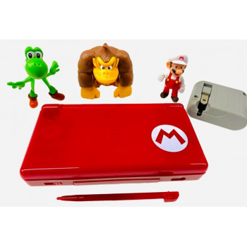 Mario DS Lite Limited Edition Red Mario Console* - Retro Handheld Consoles - Limited Edition Red Mario Console*