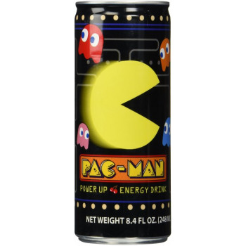 Pac-Man Power Up Energy Drink - Great Stocking Stuffer for the Holidays