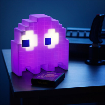 Pacman Light Pac Man Ghost Light Color Changing w/Sound Response - Collectible Toys - Pac Man Ghost Light - Color Changing w/Sound Response