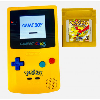 Gameboy Color Pokemon Limited Edition w/ Upgraded Backlit Screen Bundle - Gameboy Color Pokemon Limited Edition w/ Upgraded Backlit Screen Bundle