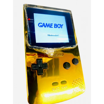 Gameboy Color Zelda Triforce Gold System w/2.6 Ultra Bright LED Screen - Gameboy Color Zelda Triforce Gold System w/2.6 Ultra Bright LED Screen for Nintendo Handheld Systems