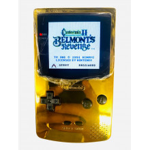 Gameboy Color Zelda Triforce Gold System w/2.6 Ultra Bright LED Screen - Gameboy Color Zelda Triforce Gold System w/2.6 Ultra Bright LED Screen for Nintendo Handheld Systems