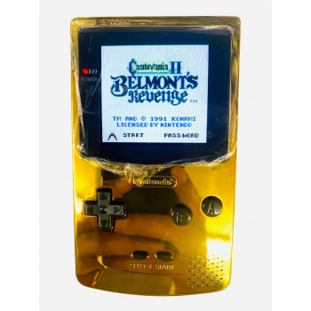 Gameboy Color Zelda Triforce Gold System w/2.6 Ultra Bright LED Screen - Gameboy Color Zelda Triforce Gold System w/2.6 Ultra Bright LED Screen for Nintendo Handheld Systems