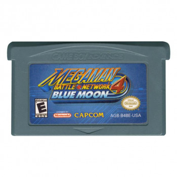 Mega Man Battle Network 4 Blue Moon GameBoy Advance - Mega Man Battle Network 4 Blue Moon GameBoy Advance