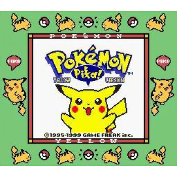 Original Gameboy Pokemon Yellow Pikachu Edition - Original Gameboy Pokemon Yellow Pikachu Edition