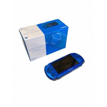 Blue PSP 3000 w/Box Bundle Complete Modded Custom Firmware CFW - Modded Custom Firmware (CFW) Blue PSP 3000 w/Box Bundle Complete for Retro Handheld Consoles