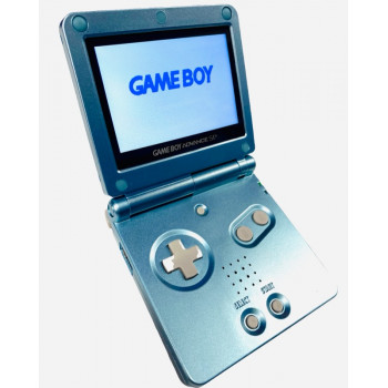 Gameboy Advance SP New Upgraded Limited Edition SP Pearl Blue Bundle - Nintendo Handheld Systems - New Upgraded Limited Edition SP Pearl Blue Bundle