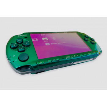 PSP 3000 Modded Spirited Green Complete New Green PSP - PlayStation Portable - New Green PSP