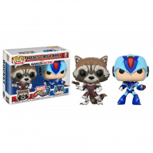 Toy - POP - Vinyl Figure - Marvel vs. Capcom 2Pk - Rocket vs. Mega Ma