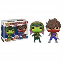 Toy - POP - Vinyl Figure - Marvel vs. Capcom 2Pk - Gamora vs. Strider