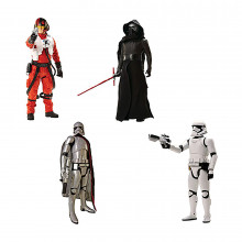 Jakks Star Wars Force Awakens 20" Figure Wave 1 - 6pc Asst. (Kylo Ren,Poe Dameron,First Order Stormtrooper,Captain Phasma)