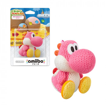 Wii U Amiibo Yoshi Wooly World Pink (Nintendo)