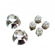 PS4 Silver Aluminum Buttons&Analog Sticks