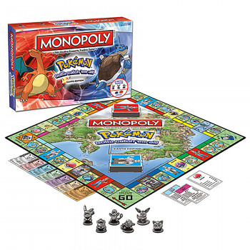 Monopoly Pokémon Board Game Kanto Edition - Kanto Edition Monopoly Pokémon Board Game for General Gaming