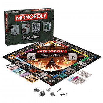 Attack On Titan Monopoly Board Game - General Gaming - Attack On Titan Monopoly Board Game