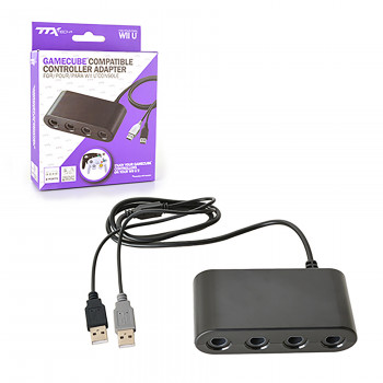 Wii U 4 Port Gamecube Controller Adapter (TTX Tech)