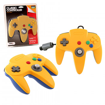 Yellow Blue N64 Replacement Controller (TTX Tech)