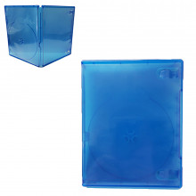 PS4 Replacement Retail Game Case - Single PS4 / Blu-ray Case - 14mm Blue