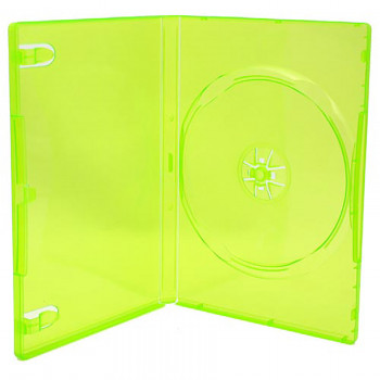 Universal - Media Package - DVD Case - Single - 14MM - Clear Green (Third Party)