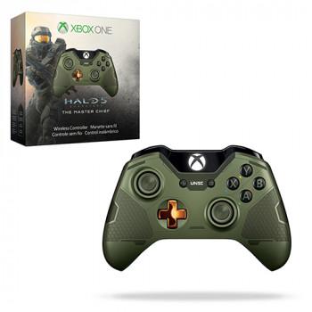 Xbox One Controller Wireless Halo 5: Guardians Master Chief Limited Edition Microsoft - Xbox One. For Xbox One Controller - Wireless - Halo 5: Guardians - Master Chief - Limited Edition (Microsoft)