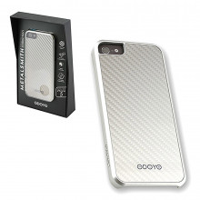 iPhone 5 - Case - Metalsmith Carbon Fiber - Liminous Silver (Odoyo)