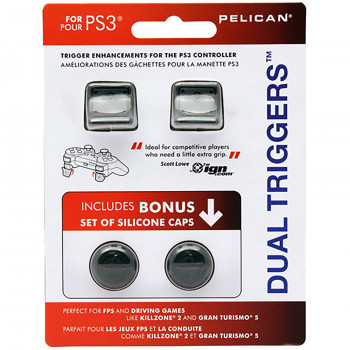 PS3 - Dual Pack Triggers - 2 Pack - With 2 Bonus Caps (PDP)