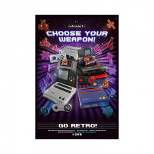 Poster English Retro-Bit Consoles - Poster English - Retro-Bit Consoles