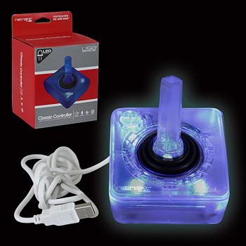 Atari PC USB Controller - Classic Atari Style USB Controller for PC & Mac - Blue LED