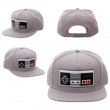 Novelty - Hats - Nintendo - Controller Chrome Weld Snapback