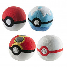 Toy - Pokemon - Plush - 5" Poke Ball Assortment - 6pc PDQ