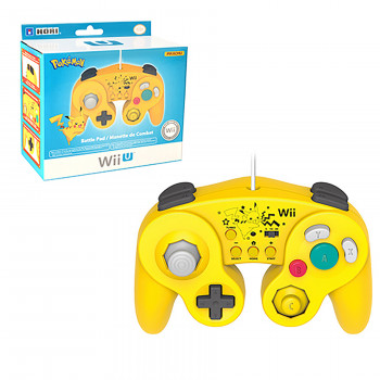 Wii/Wii U - Controller - Wired - Classic Controller - Pikachu (Hori)