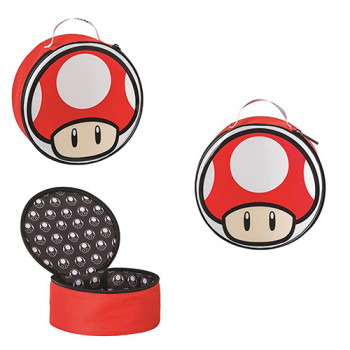 Amiibo Case Amiibo 1up Red Mushroom Carrying Case power A - Amiibo Case Amiibo 1up Red Mushroom Carrying Case (power A)