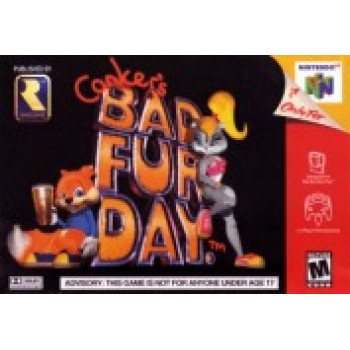 Nintendo 64 Conker's Bad Fur Day N64 Conkers Bad Fur Day Game Only - N64 Conkers Bad Fur Day - Game Only Nintendo 64 Conker's Bad Fur Day for Nintendo 64