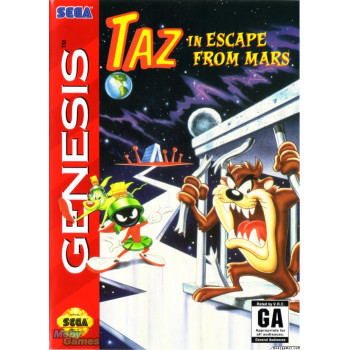 Sega Genesis Taz in Escape from Mars Pre-Played - GEN