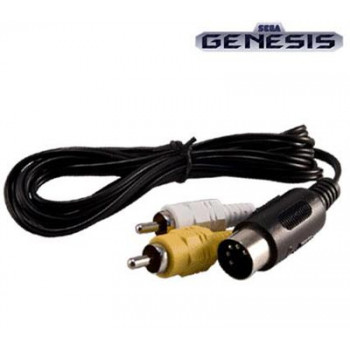 Genesis 1 AV Cable Original Model Sega Genesis TV Audio Video Cable - Genesis 1 AV Cable Original Model Sega Genesis TV Audio Video Cable