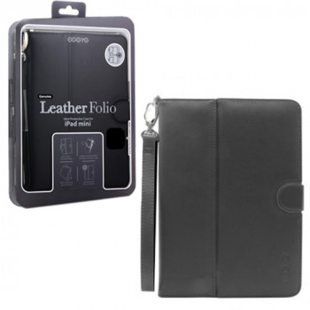 Ipad Mini Case Genuine Leather Folio Black odoyo - General Gaming - Ipad Mini Case Genuine Leather Folio Black (odoyo)