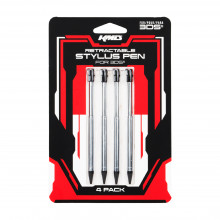 3DS Retractable Stylus 4 Pack Pen Set