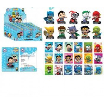 Little Mates DC Universe Figurines & Puff Sticker Set Assorted 18 Pieces - General Gaming Game Little Mates DC Universe Figurines & Puff Sticker Set Assorted 18 Pieces