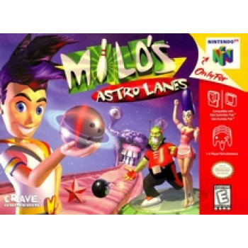 Nintendo 64 Milo's Astro Lanes Pre-played N64 - Nintendo 64 Milo's Astro Lanes (Pre-played) N64. For Nintendo 64 Nintendo 64 Milo's Astro Lanes (Pre-played) N64