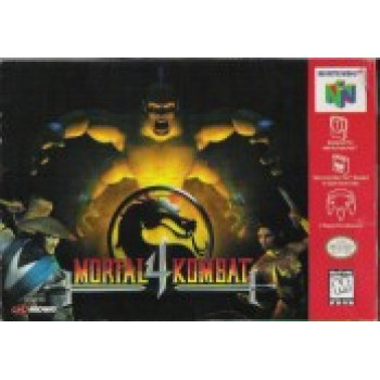 Nintendo 64 Mortal Kombat 4 N64 Mk4 Game Only - Nintendo 64 Mortal Kombat 4 N64 Mk4 - Game Only