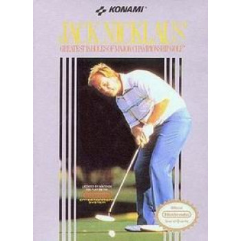 Original Nintendo Jack Nicklaus' Greatest 18 Holes of Major Championship Golf Pre-Played - NES