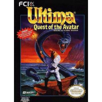 Ultima: Quest of the Avatar Complete in Original Packaging with Manual and Map - NES